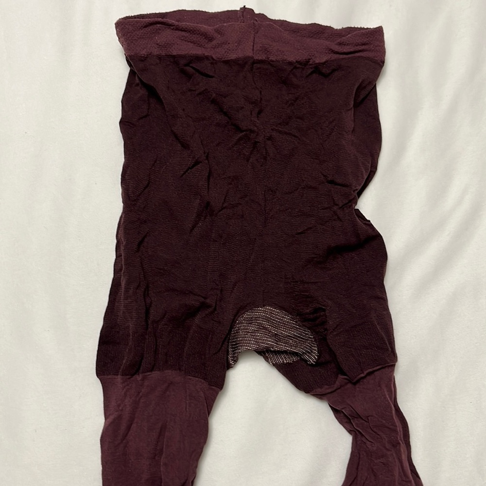 Plum wine pantyhose tights